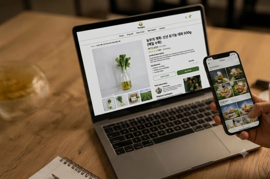 숏폼 콘텐츠 대행 사례 — 스마트스토어 구매전환